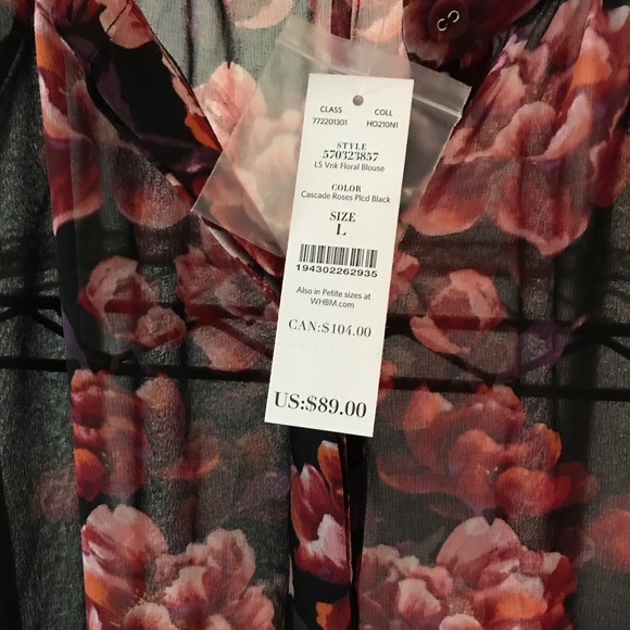 White House Black Market Blouse - Picture 3 of 3